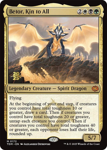 Betor, Kin to All [Tarkir: Dragonstorm Prerelease Promos]