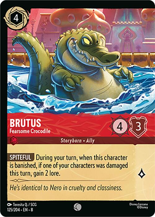 Brutus - Fearsome Crocodile (125/204) [Reign of Jafar]